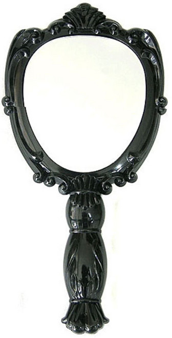 세븐스타 엔틱거울 소형 8.5 x 16.9 cm 손거울 휴대용 공주 거울 핸드, 2개