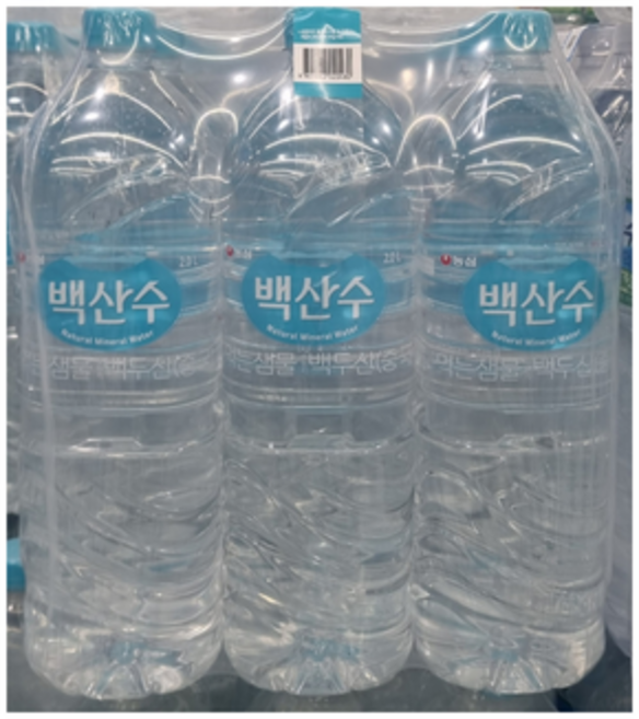 농심 백산수 생수 2L x24병 (유라벨/무라벨 랜발송), 1개