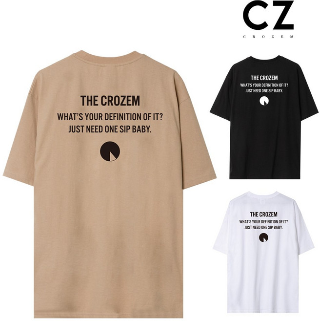 크로젬 원피스 오버핏 반팔티 CRZTS 517