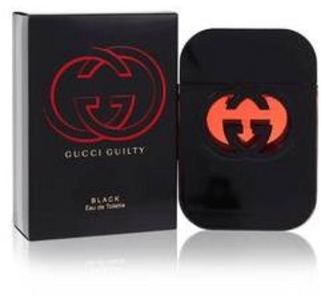[해외] 구찌 길티 블랙 향수 여성용 구찌, 2.5 oz Eau De Toilette Spray, 1개