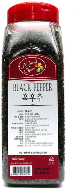 내츄럴스파이스 흑후추, 450g, 1개