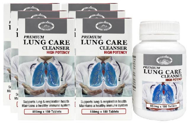 네이쳐스탑 렁케어, 180정, 6개