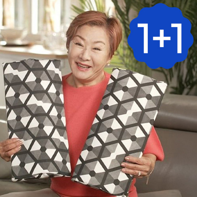 경추베개 거북목 목디스크 배연정 인생베개 메모리폼 경추형 기능성 숙면 베개 1+1, 블랙+그레이, 1개