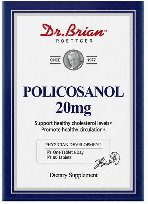 Dr.Brian ROETTGER Policosanol 20mg 錠劑, 1個, 90錠