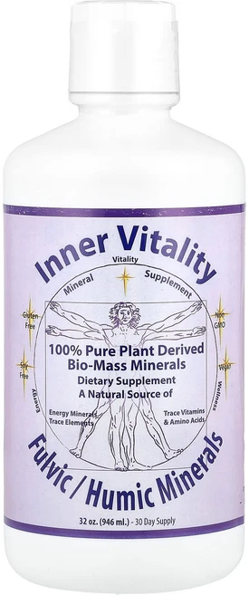 Morningstar Minerals 체내 활력 풀빌/휴믹 미네랄 946ml(32oz), MorningstarMinerals체내활력풀빌휴믹미네랄, 1개, 946ml - 쿠팡