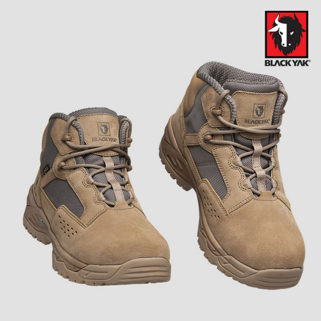 고압 절연화 블랙야크 YAK-502G 5인치 작업화 베이지 30000V 선심X 안전화 고어텍스 사막화