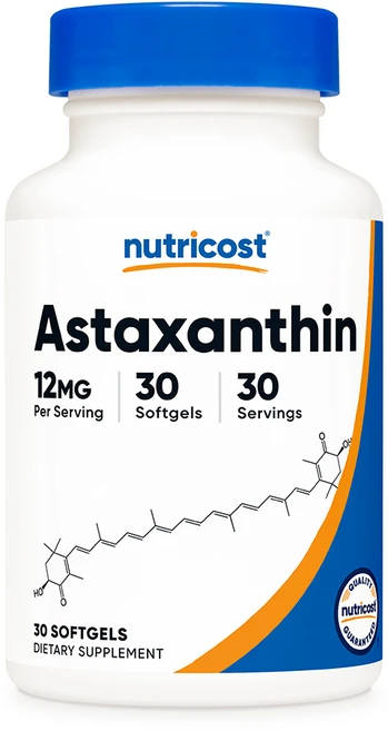 뉴트리코스트 아스타잔틴 12mg 소프트젤 30정, 1개 - 쿠팡