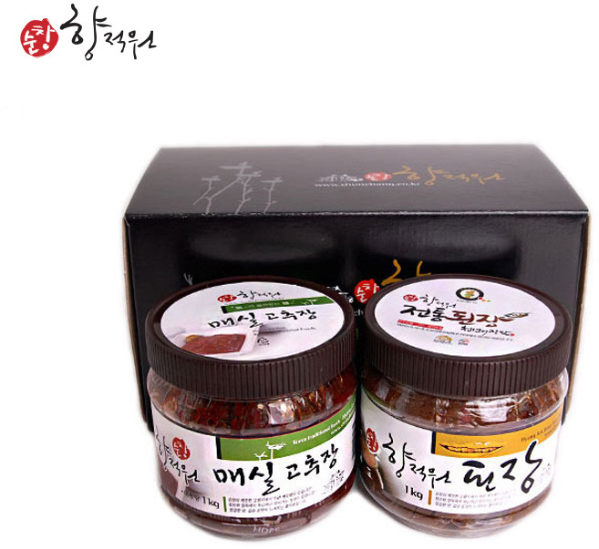 순창향적원 매실 2종(매실고추장 된장)세트