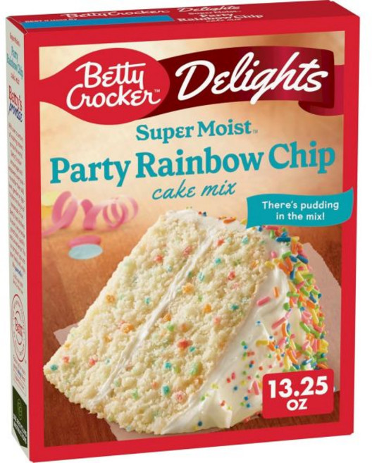 베티 크로커 딜라이트 슈퍼 모이스트 프렌치 바닐라 케이크 믹스 1325온스, 375g, 1