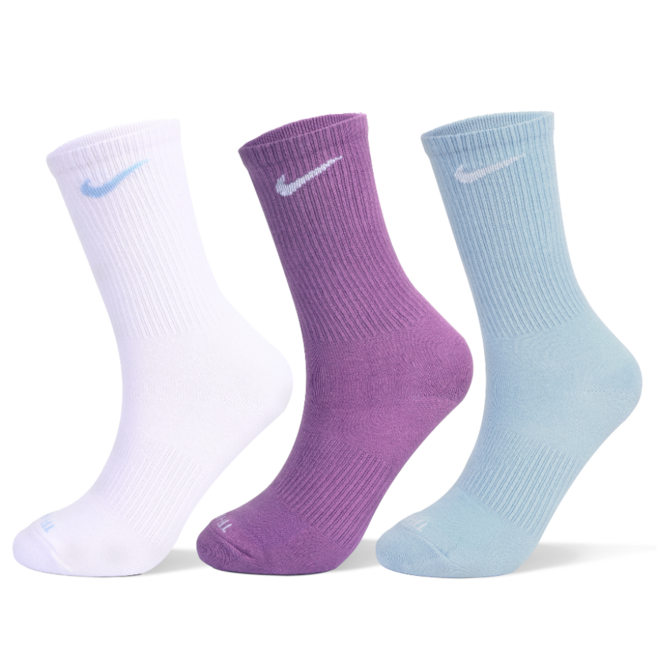 나이키 SX6891-907 장목 스포츠 라이트웨이트 멀티 데일리 양말 3켤레, 1개, 3멀티컬러
