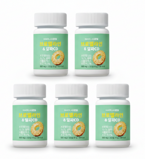 셀트리온 브로멜라인 알파 CD 30정 15일분 5개