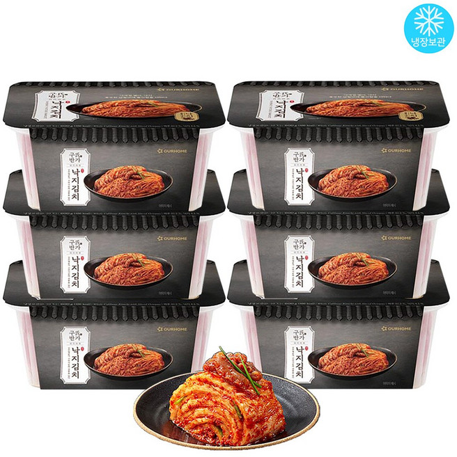 아워홈 구씨반가 낙지김치 800g x 6개 / 냉장 국산 포기김치, 4.8kg, 1개