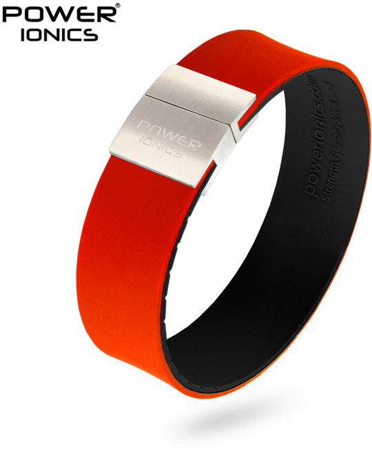 POWER IONICS 3000 음이온 새로운 울트라 뱅글 전기석 실리콘 팔찌 유니섹스 스포츠 와이드 팔찌 밸런스 에너지 프리 인그레이빙, 21cm-Size Adjustable, 1개