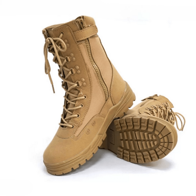 해병대 전투화 군화 하이탑 워커 밀리터리 전술화 방수 지퍼 부츠