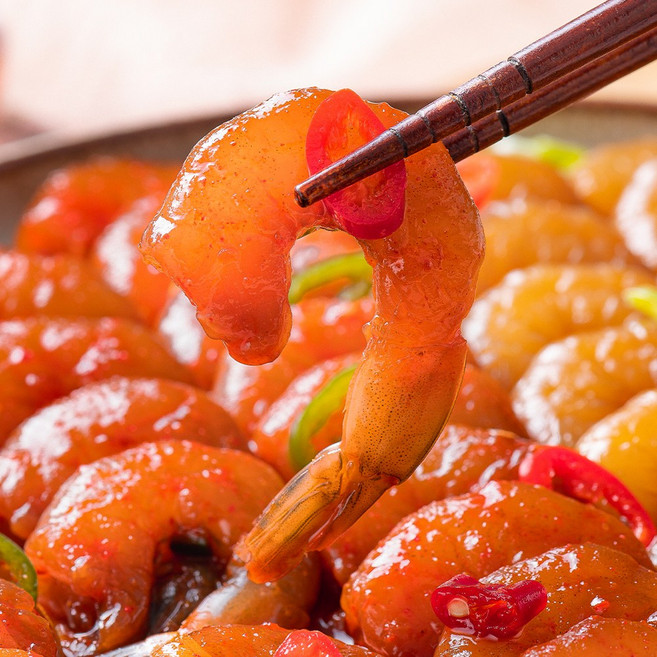 [30년전통] 특제 양념 매운 깐새우장, 4개, 330g