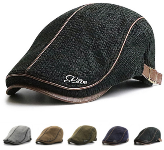 (한정세일)니트헌팅캡 베레모 빵모자 중절모 페도라 클래식 D913