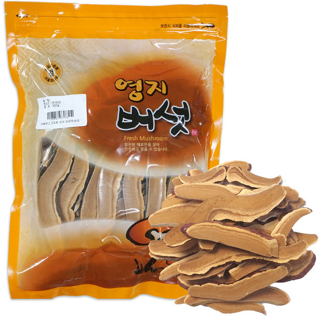 동광종합물산 국내산 영지버섯 슬라이스, 1개, 300g