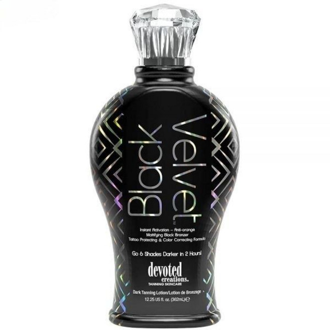 Devoted Creations 블랙 벨벳 안티 오렌지 매티파잉 브론저 태닝 로션 12.25온스, 1개, 362ml