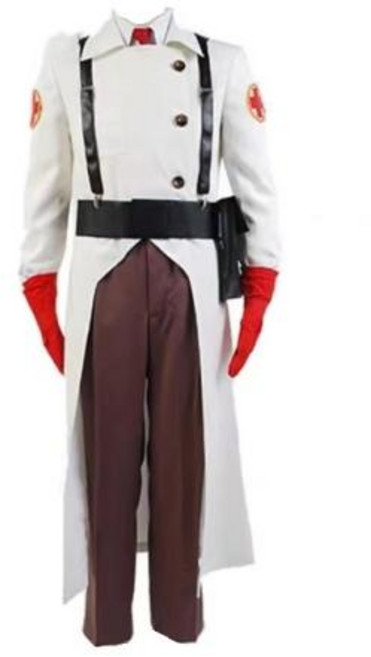 할로윈코스프레의상 팀 포트리스 2 메딕 닥터 루드비히 유니폼 코스튬 테마 파티