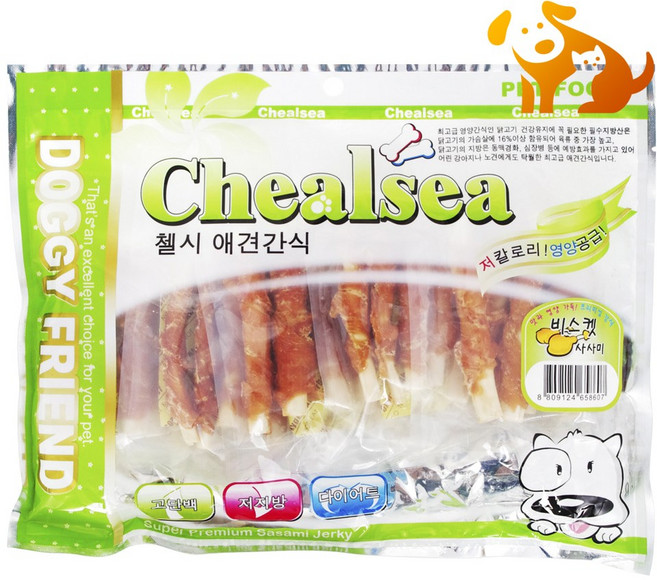 도그프렌드 첼시 애견간식 400g 사사미, 1개