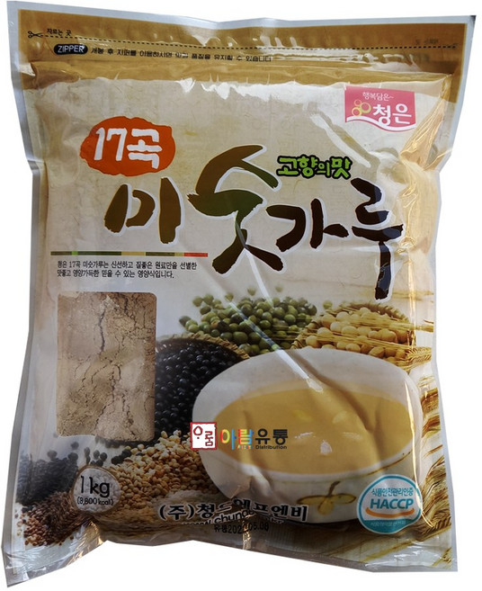 청은 17곡 미숫가루, 1kg, 2개
