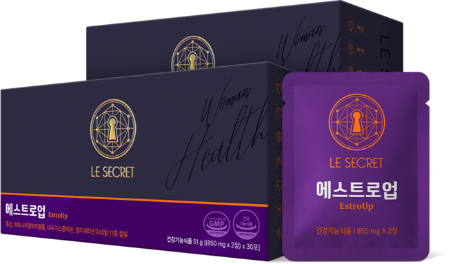 [무료배송/오늘출발] 뉴트리원 에스트로업 면역력&기억력&피로개선도움 세트 구성, 2개, 60정