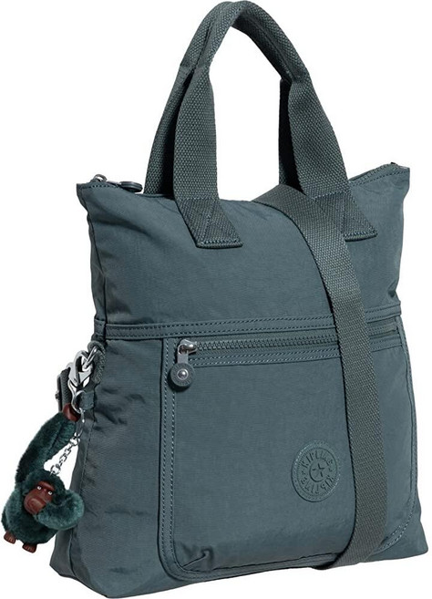 Kipling Eleva 라지 컨버터블 크로스바디 토트백 라이트 알로에 토널 회색. 154607