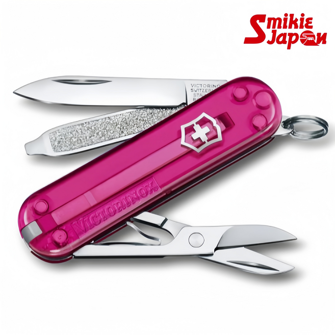 빅토리녹스 클래식 SD 7 루비 맥가이버칼 멀티툴 빅토리아녹스, 1개
