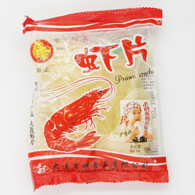 왕부정중국식품 위밍 새우편 샤편 간식 안주 150g, 1개
