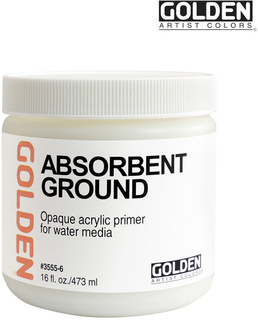 골든 보조제 Absorbent Ground 흰색 수채용 바탕칠 그라운드 473ml