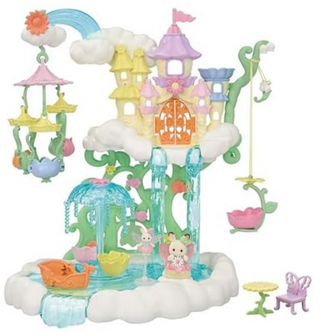 실바니안 패밀리 유원지 소라노 유메이로 페어리 캐슬 F37ST 마크 인증 3세 이상 장난감 인형집 Sylvanian Families 에폭시사 EPOCH, 1개