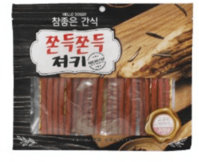 소화흡수 빠른 강아지 간식 져키(고구마 치킨) 2묶음, 닭, 300g, 2개