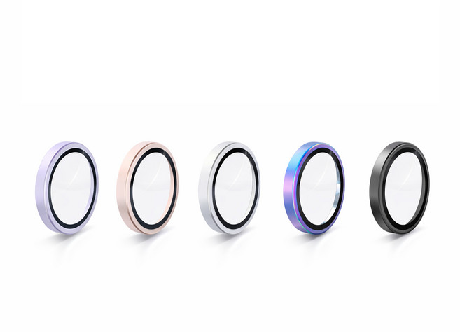 iPad 鷹眼鏡頭貼 高透光玻璃 不鏽鋼圈 高黏性膠層, 1個