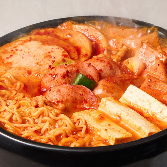 국내산 햄소시지 듬뿍 부대찌개 간편조리 밀키트, 1개, 600g