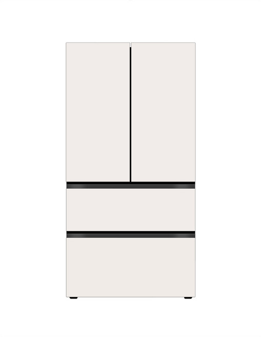 LG 디오스 오브제컬렉션 김치냉장고 Z484GBB172 480L, 베이지