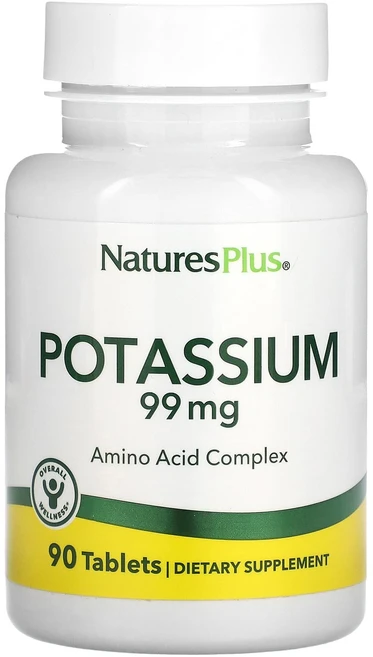 NaturesPlus 칼륨 99mg 90정, 1개 - 쿠팡