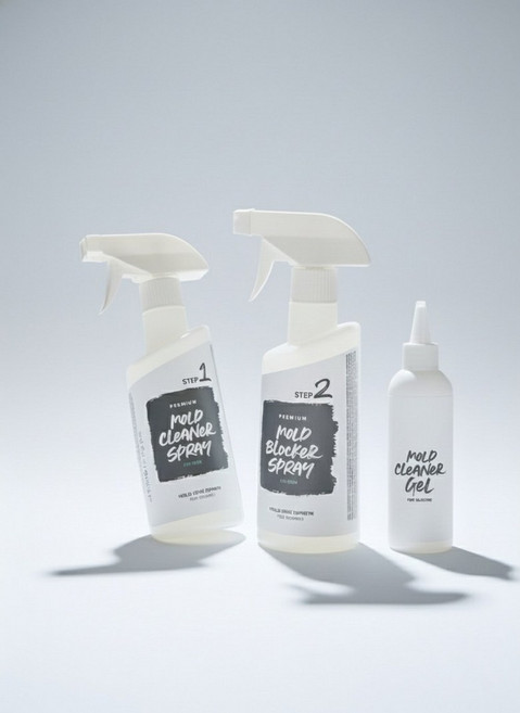 에코후레쉬 곰팡이제거제 3종 패키지 욕실 화장실 베란다 벽지 천장 청소, 3종(제거제+향균제+제거젤), 1세트, 500ml