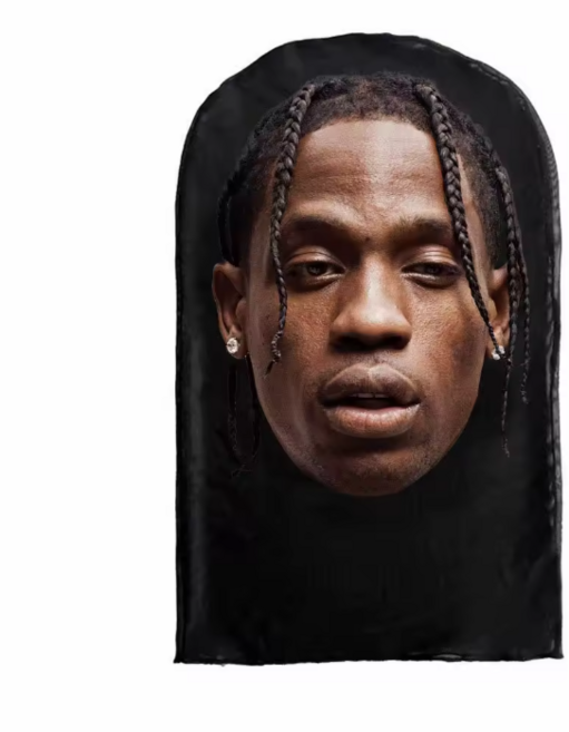 칸예마스크 캐릭터가면 복면마스크 가면 쓸데없는선물 칸예복면, 트레비스 스캇, 1개