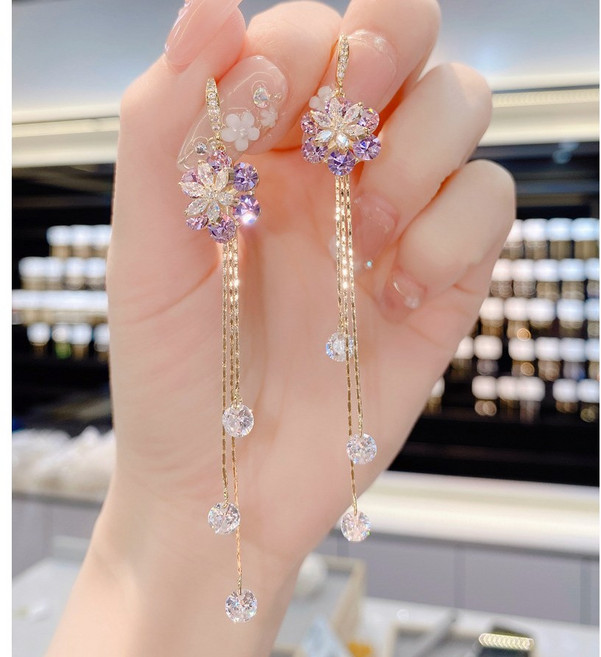 ANYOU여성귀걸이 드롭귀걸이 롱 귀걸이 태슬 XM03-2011