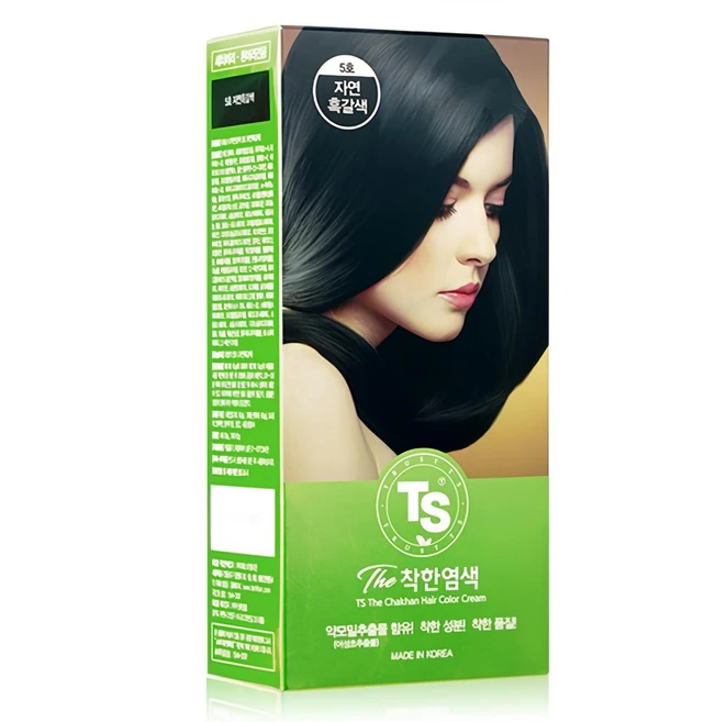TS 착한염색, 5호 자연흑갈색, 1개 - 쿠팡