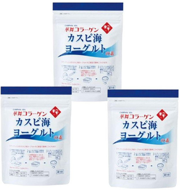 일본 하나마이 카스피해 유산균 요거트 종균 저분자콜라겐 세트 (3봉세트)