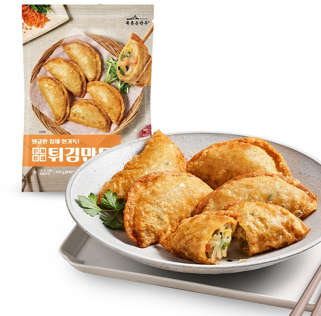 [북촌손만두] 진짜잡채 튀김만두, 1개, 400g