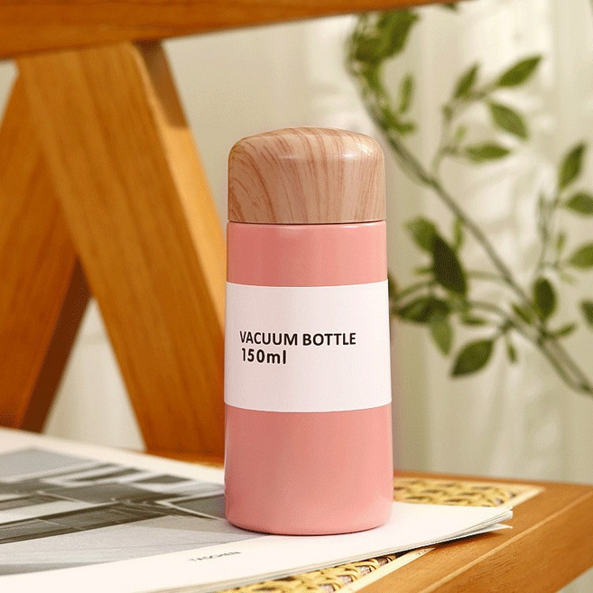 保温杯 기념품 작은 컵 실용적인 소규모 고급 소품 미니 보온컵, 101-200ml, 핑크