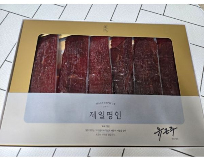 [CJ 선물세트] 제일명인 한우육포, 420g, 1개