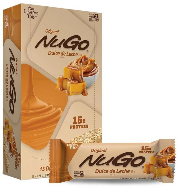 15개입3세트 NuGo 프로틴바 둘체드레체 15g 단백질 글루텐프리 Kosher GMO프리 스낵바, 둘세드레체 15개입3세트 - 쿠팡