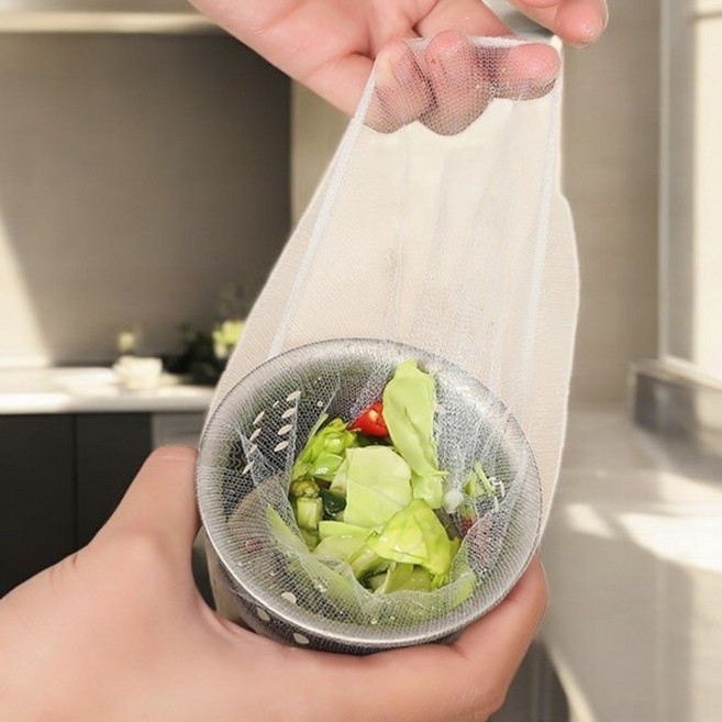 水槽過濾網100入，廚房排水口過濾網，流理臺濾水網，隔渣網, 1個, 廚房水槽濾網100入(一包)