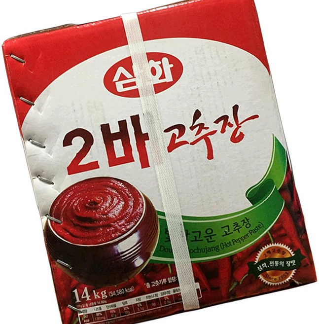 삼화 2배 고추장 14kg 매운고추장, 1개