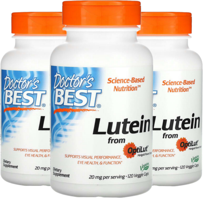 닥터스베스트 옵티루트 루테인 10mg 식물성캡슐 120개입 3개묶음, 3개, 120캡슐, 120정