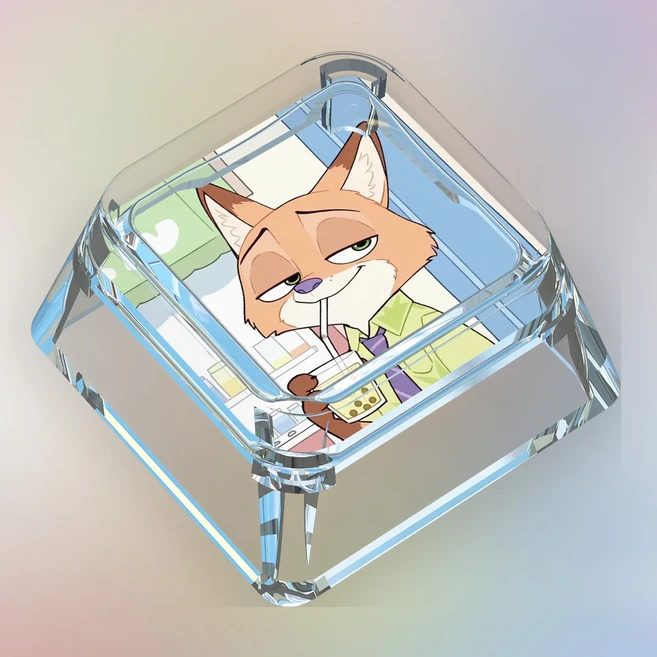 올스토어 Zootopia 애니메이션 테마 키캡 기계식 키보드 XDA 높이 1개 PC 게임 수집 선물 맞춤형, 01 282-FM