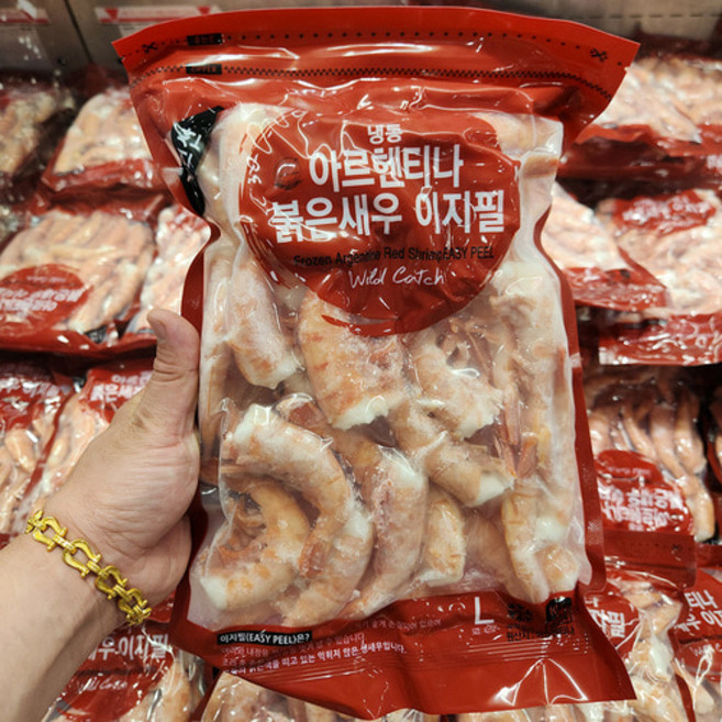 코스트코 냉동 아르헨티나 붉은새우 이지필 908g, 1개